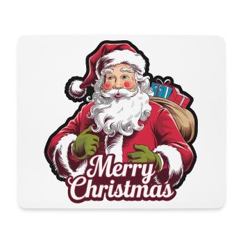 Santa Claus – Merry Christmas Illustration - Mouse Pad (horizontal) - white - Front