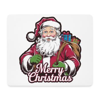 Santa Claus – Merry Christmas Illustration - Mouse Pad (horizontal) - white - Front