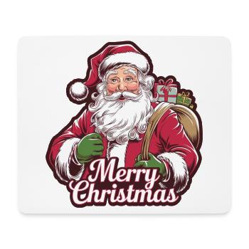 Santa Claus – Merry Christmas Illustration - Mouse Pad (horizontal) - white - Front