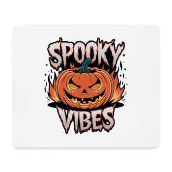 Spooky Jack-o'-lantern – Spooky Vibes - Tapis de souris (format paysage) - blanc - Devant