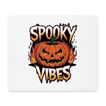 Spooky Jack-o'-lantern – Spooky Vibes - Tapis de souris (format paysage) - blanc - Devant