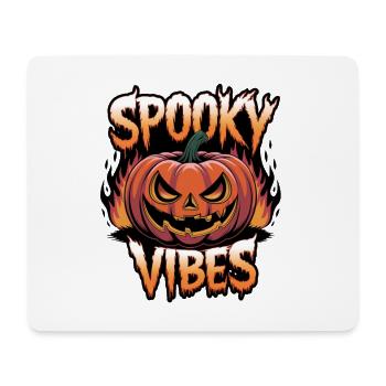 Spooky Jack-o'-lantern – Spooky Vibes - Tapis de souris (format paysage) - blanc - Devant