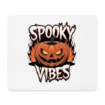 Scary Jack-O-Lantern – Spooky Vibes - Mouse Pad (horizontal) - white - Front