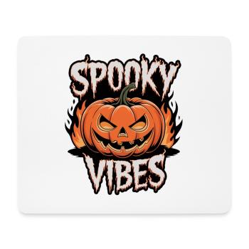 Spooky Jack-o'-lantern – Spooky Vibes - Tapis de souris (format paysage) - blanc - Devant