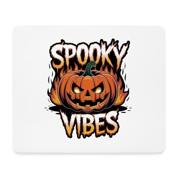 Spooky Jack-o'-lantern – Spooky Vibes - Tapis de souris (format paysage) - blanc - Devant