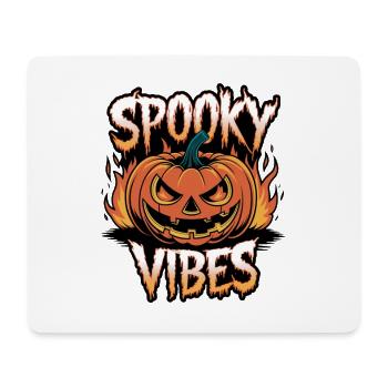 Spooky Jack-o'-lantern – Spooky Vibes - Tapis de souris (format paysage) - blanc - Devant