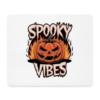 Spooky Jack-o'-lantern – Spooky Vibes - Tapis de souris (format paysage) - blanc - Devant