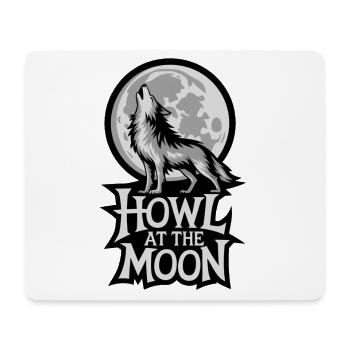 Vollmond – Howl at the Moon - Mousepad (Querformat) - Weiß - Vorne