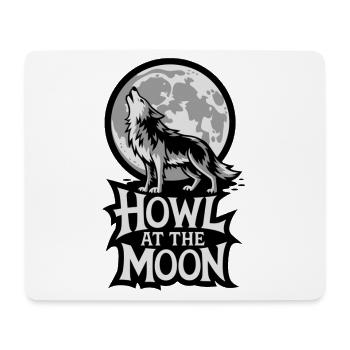 Vollmond – Howl at the Moon - Mousepad (Querformat) - Weiß - Vorne