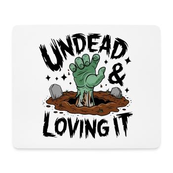 Zombie Hand - Undead & Loving It - Mouse Pad (horizontal) - white - Front