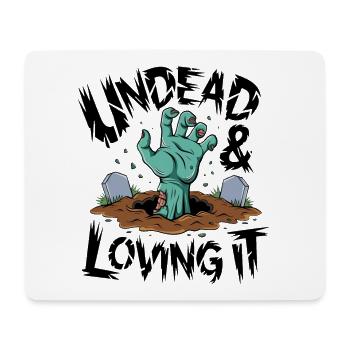 Zombie Hand - Undead & Loving It - Mouse Pad (horizontal) - white - Front