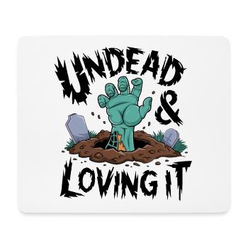 Zombie Hand - Mort-vivant et amour - Tapis de souris (format paysage) - blanc - Devant
