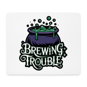 Hexenkessel – Brewing Trouble - Mouse Pad (horizontal) - white - Front