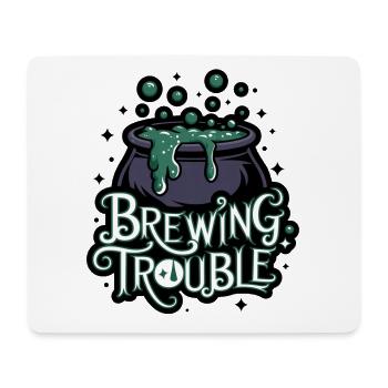 Hexenkessel – Brewing Trouble - Mouse Pad (horizontal) - white - Front