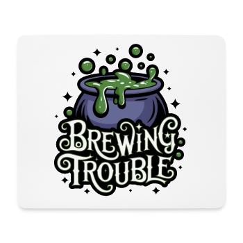 Hexenkessel – Brewing Trouble - Mouse Pad (horizontal) - white - Front