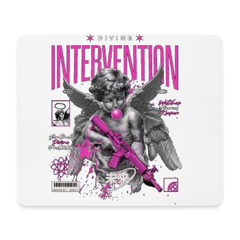 Divine Intervention - Urban Angel with a Twist - Mousepad (Querformat) - Weiß - Vorne