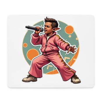 Elf Rapper in Aktion - Mousepad (Querformat) - Weiß - Vorne