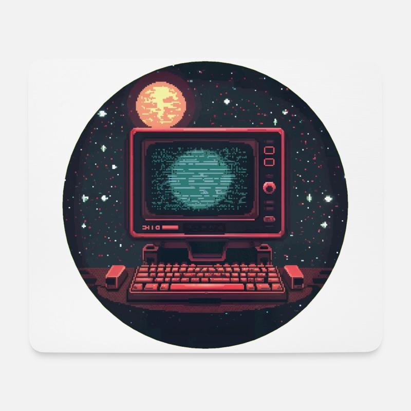 Galaxy Computer - Mouse Pad (horizontal) - white