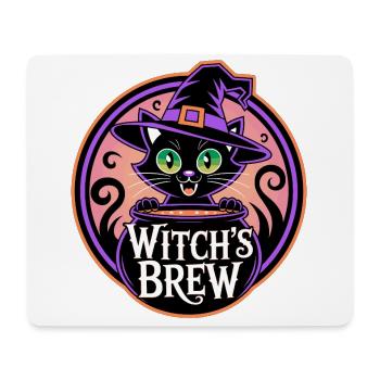 Witch’s Brew – Mystische Hexenkatze - Mousepad (Querformat) - Weiß - Vorne