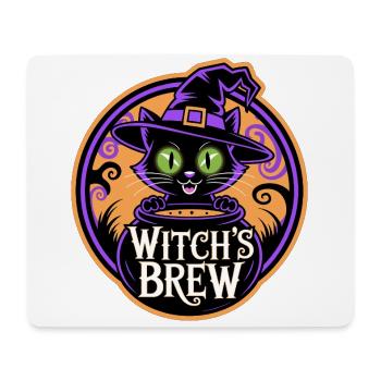 Witch’s Brew – Mystische Hexenkatze - Mousepad (Querformat) - Weiß - Vorne