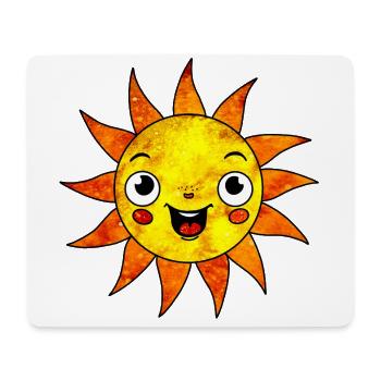 Cosmic Sun - Mouse Pad (horizontal) - white - Front