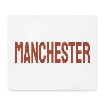 Manchester - Tapis de souris (format paysage) - blanc - Devant