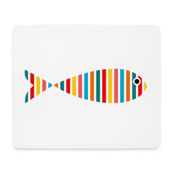 SARDINE. FISH. APRIL FOOL. EASTER. SEA - Mouse Pad (horizontal) - white - Front