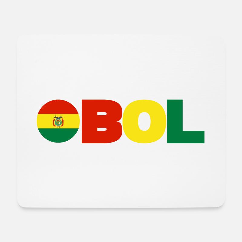 Bolivia - Mouse Pad (horizontal) - white