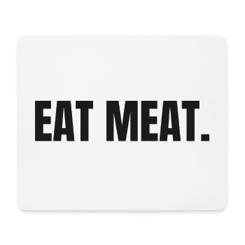 MANGER DE LA VIANDE | Déclaration sur le steak carnivore - Tapis de souris (format paysage) - blanc - Devant