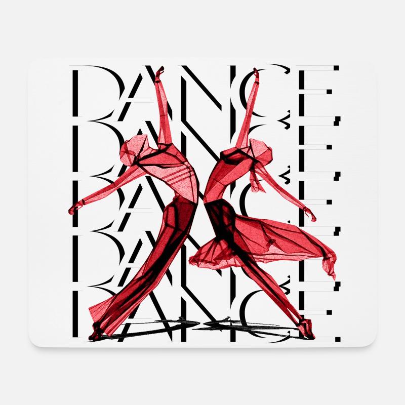 Tänzer - Mousepad (Querformat) - Weiß