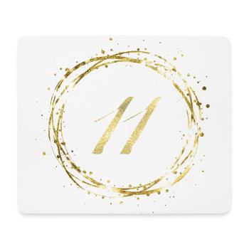 11 - Mousepad (Querformat) - Weiß - Vorne