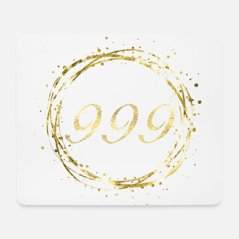 999 - Mousepad (Querformat) - Weiß