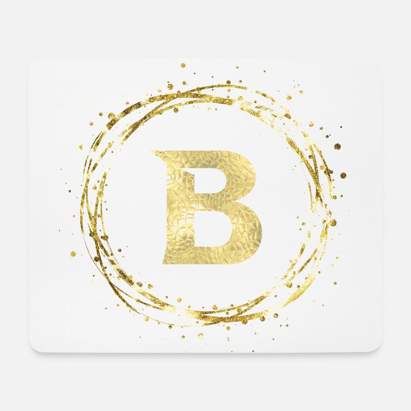 B - Mousepad (Querformat) - Weiß