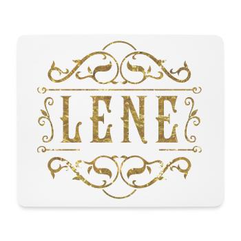 Léne or - Tapis de souris (format paysage) - blanc - Devant