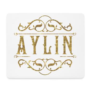 Aylin gold - Mousepad (Querformat) - Weiß - Vorne