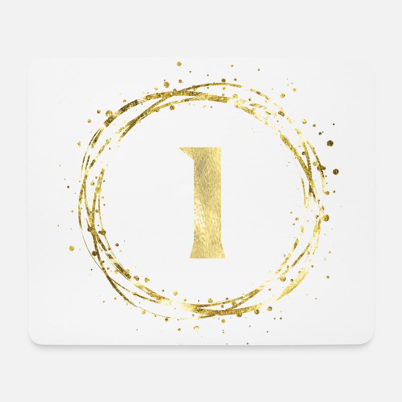 I - Mousepad (Querformat) - Weiß