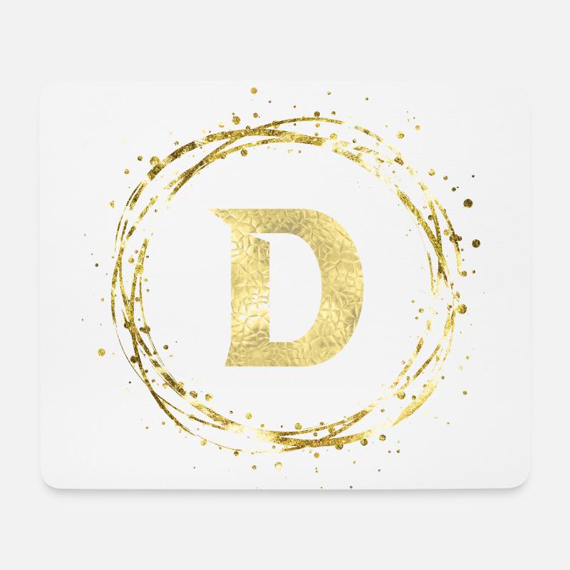 D - Mousepad (Querformat) - Weiß