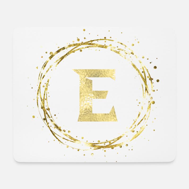 E - Mousepad (Querformat) - Weiß