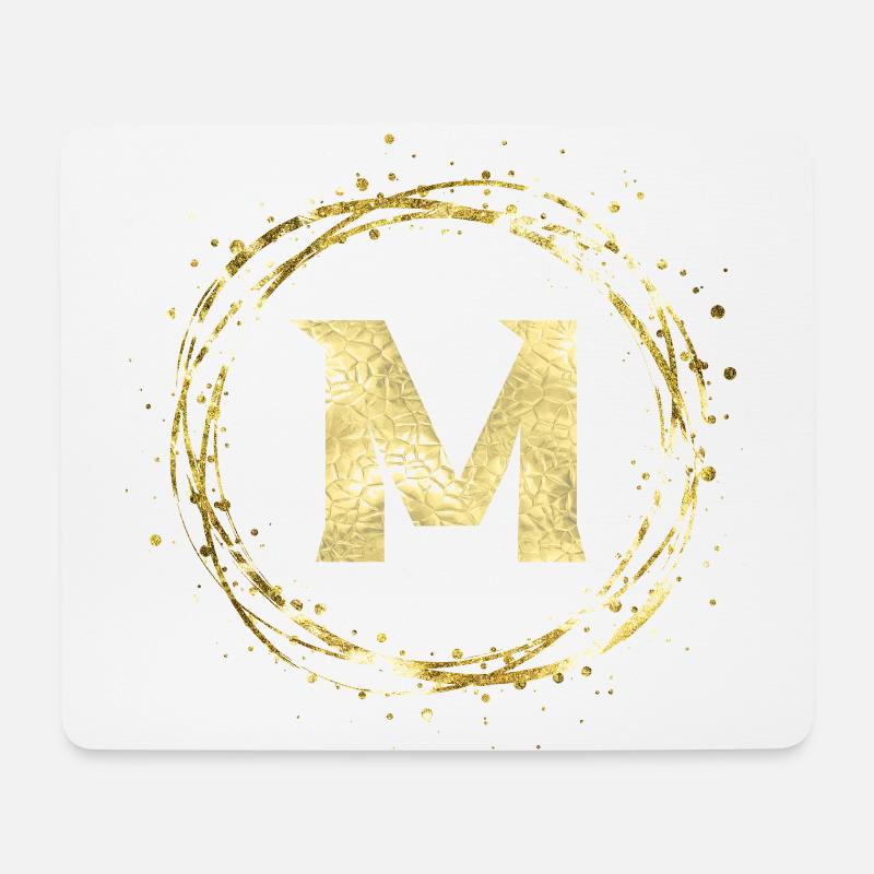 M - Mousepad (Querformat) - Weiß