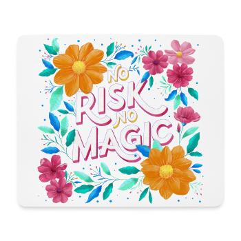 Magic and flowers - Mouse Pad (horizontal) - white - Front