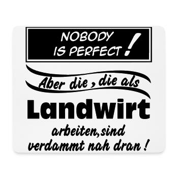 Landwirtschaft , Landwirt , Farmer , Nobody (25) - Mousepad (Querformat) - Weiß - Vorne