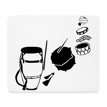 samba - Mousepad (Querformat) - Weiß - Vorne
