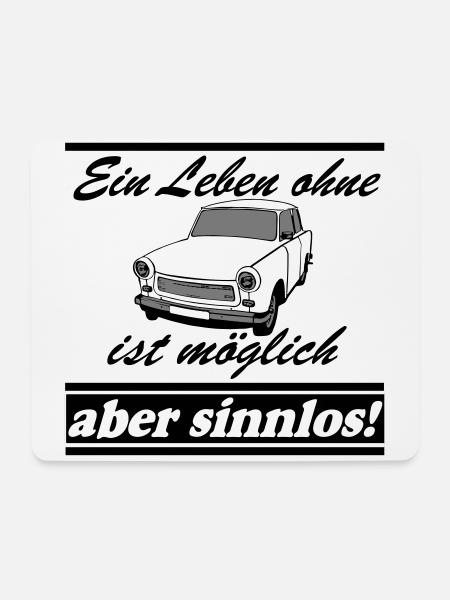 , ein Leben ohne ..(25) - Mousepad (Querformat) - Weiß