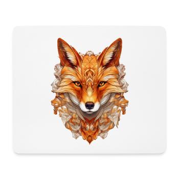 Fox - Mouse Pad (horizontal) - white - Front
