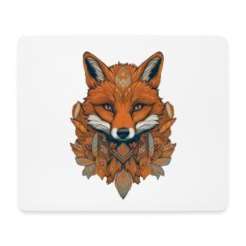 Fuchs - Mousepad (Querformat) - Weiß - Vorne