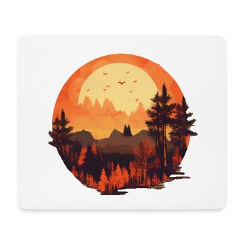 Autumnal landscape - Mouse Pad (horizontal) - white - Front