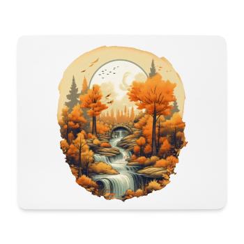 Autumnal landscape - Mouse Pad (horizontal) - white - Front