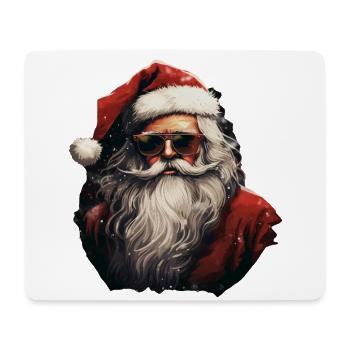 Père Noël - Tapis de souris (format paysage) - blanc - Devant