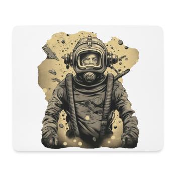 Taucher - Mousepad (Querformat) - Weiß - Vorne
