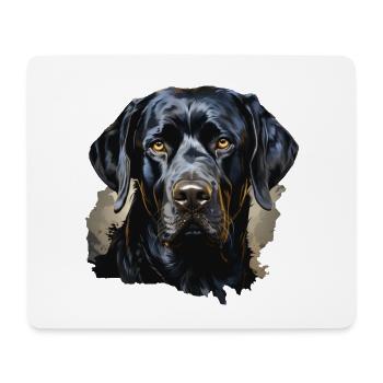 Hund - Mousepad (Querformat) - Weiß - Vorne